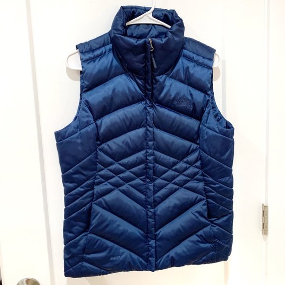 The North Face Navy Blue Down Vest 55 